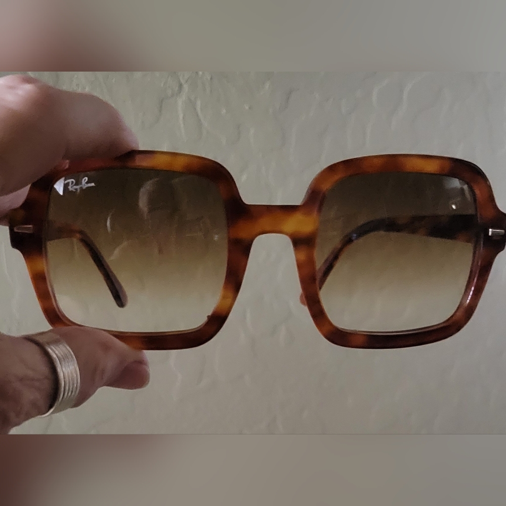 Ray-Ban "Red Havana" Gradient Sunglasses